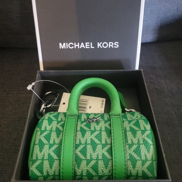 New mini Michael Kors bag charm green - Picture 1 of 5